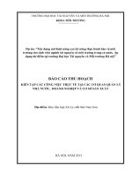 Xây dựng mô hình nâng cao kỹ năng thực hành bảo vệ môi trường cho sinh viên ngành tài nguyên và môi trường trong cả nước  áp dụng thí điểm tại trường đại học tài nguyên và môi trường hà nội 