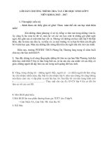 loi dan chuong trinh le tri an HS lop 9 