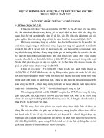 MỘT số biön ph¸p gi¸o dục bảo vệ m«i TRƯỜNG CH0 TRẺ  trong tr­êng mầm NON 