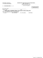 Đề thi  Đề kiểm tra  209   sinh 11 