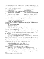 bai tap trac nghiem sinh 12 su phat sinh va phat trien cua su song tren trai dat 