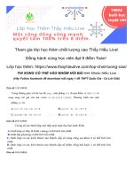 [Đề số 8][THPT QG][Thầy Hiếu Live]