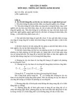 Bài tập xác suất thống kê   số  (1) 