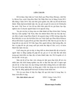 Nghiên cứu thực trạng lâm sản ngoài gỗ tại vườn quốc gia phou khao khouay, tỉnh bor ly kham xay, nước cộng hòa dân chủ nhân dân lào 