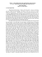 MỘT số BIỆN PHÁP THỰC HIỆN PHONG TRÀO THI  ĐUA xây DỰNG “TRƯỜNG học THÂN THIỆN  học SINH TÍCH cực 