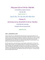 tổng quan lịch sử vãn học nhật bản 