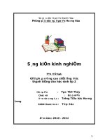 GIẢI PHÁP NÂNG CAO CHẤT LƯỢNG đọc THÀNH TIẾNG CHO học SINH lớp 2 