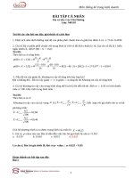 Bài tập thống kê ra quyết định số (8) 