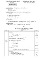 de kiem tra 1 tiet chuong 2 mon giai tich lop 12 