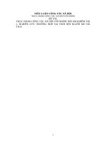 thực hành công tác xã hội với nhóm trẻ em khiếm thị (  nghiên cứu trường hợp tại tinh hội người mù hà tây) 