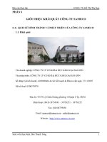 các phương pháp gia công và an toàn lao động tại công ty cổ phần cơ khí và đúc kim loại sài gòn