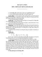 Bài kiểm tra thống kê kinh doanh số  (33) 