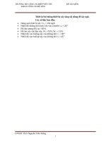 Thiết kế hệ thống thiết bị sấy tầng sôi dùng để sấy ngô  