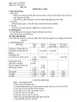 Giáo án sinh 6 tuần 10 