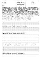 de kiem tra DGNL HS  1 tiet sinh lop 9 HK 