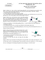 de thi chon hsg vat ly khoi 10 