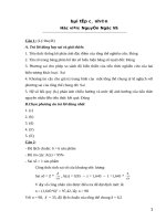 Bài kiểm tra xác suất thống kê trong kinh doanh   số (101) 