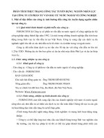 PHÂN TÍCH THỰC TRẠNG CÔNG tác TUYỂN DỤNG  NGUỒN NHÂN lực tại CÔNG TY cổ PHẦN tư vấn đầu tư nước NGOÀI về CÔNG NGHIỆP 