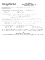 de thi mon hoa hoc 11 hoc ky i nam hoc 2014 2015 