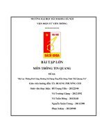 Bộ lọc thông dải cộng hƣởng sử dụng ống dẫn sóng tinh thể quang tử 