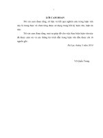 Giải pháp nâng cao chất lượng dịch vụ du lịch sinh thái khu du lịch thung lũng vàng   đà lạt, lâm đồng 