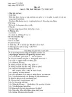 Giáo án sinh 6 tuần 8 