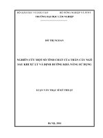 Nghiên cứu một số tính chất của thân cây ngô sau khi xử lý và định hướng khả năng sử dụng 