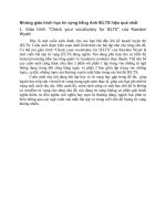 Những giáo trình học từ vựng tiếng anh IELTS hiệu quả nhất