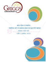 Bài kiểm tra xác suất thống kê trong kinh doanh   số (161) 