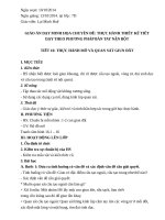 Bài soạn chuyên đề học kì i 