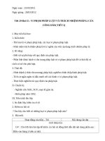 Giáo án GDCD 9 tuần 31 