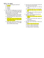 Quản trị cơ sở dữ liệu Oracle DeMauCuoiKy SV 