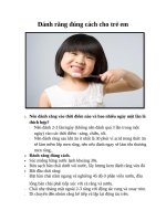 Đánh răng đúng cách cho trẻ em sửa mới 