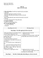 Giáo án công nghệ 7 tuần 20,21 