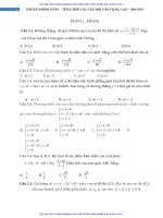 250 cấu trắc nghiệm vận dụng cao 