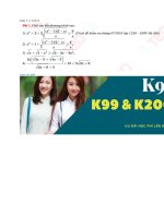 LÀM CHỦ PHƯƠNG TRÌNH VÀ BẤT PHƯƠNG TRÌNH KÈM THEO VIDEO HƯỚNG DẪN  (VTED.VN)