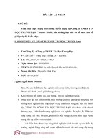 Phân tích thực trạng hoạt động tuyển dụng tại công ty TNHH TIN học TRUNG đạo 