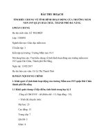 BÀI THU HOẠCH TÌM HIỂU CHUNG VỀ TÌNH HÌNH HOẠT ĐỘNG CỦA TRƯỜNG MẦM NON 195 QUẬN HẢI CHÂU, THÀNH PHỐ ĐÀ NẴNG