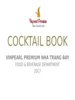 COCKTAIL vinpearl nha trang mới NHẤT