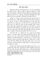 Thuyết minh đồ án tốt nghiệp kĩ thuật cơ khí chương 1