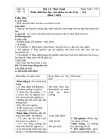 giáo án hoá học lớp 9 tuần 16 