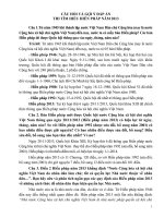 CÂU hỏi và gợi ý đáp án thi tim hieu hien phap chuan  