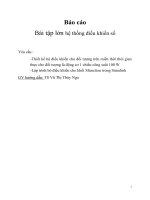 Thiết kế hệ thống điều khiển số cho động cơ điện một chiều tên môi trường s function 