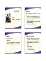 Bài giảng Nguyên lý kế toán  Chuong 3   tai khoan va ghi so kep 