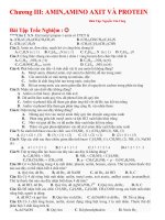 3,Full bài tập trắc nghiệm lý thuyết chương III