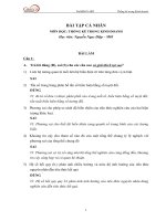 BT thống kê khoa học ra quyết định trong kinh doanh   số (1) 