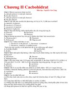 2,Full lý thuyết trắc nghiệm chương II hóa học 12