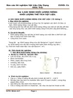 báo cáo thí nghiệm vật liệu thí nghiệm xi măng PCB40 