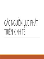 CÁC NGUỒN lực PHÁT TRIỂN KINH tế 1 