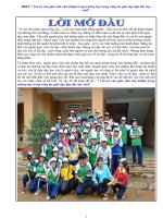 SKKN  Vai trò của giáo viên chủ nhiệm trong trường học trong công tác giáo dục đạo đức học sinh